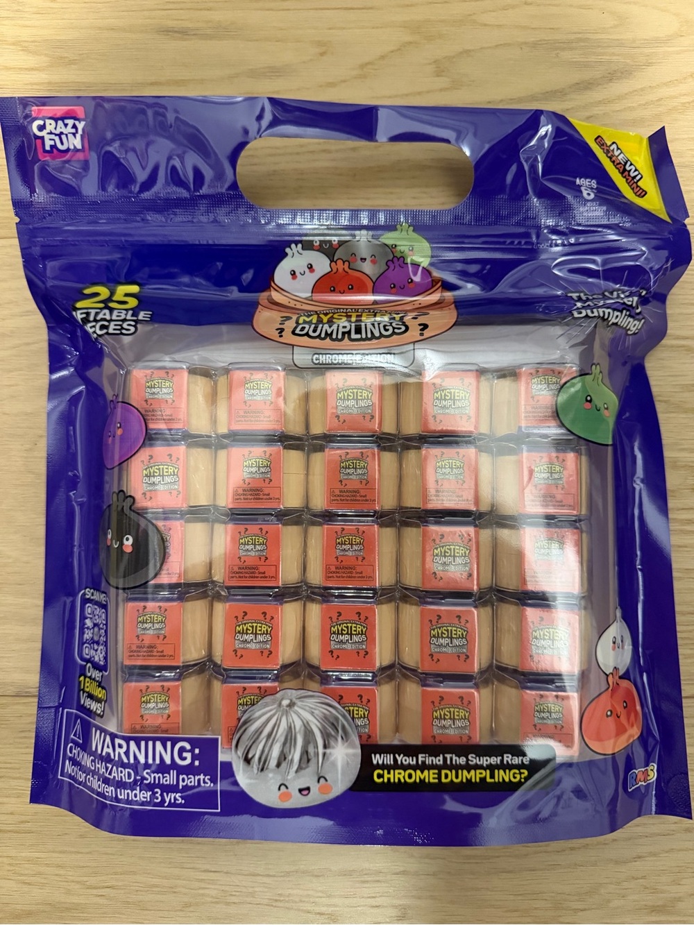 RMS Crazy Fun 25 Pack of Micro Mini Dumplings